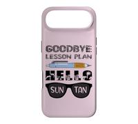 Au Revoir Plan de leçon Bonjour Sun Tan Dernier Jour de l'enseignant d'école Coque pour iPhone Air