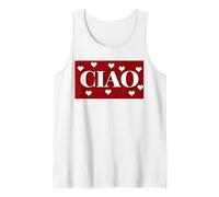 Au Revoir sincère - Ciao en Italien Bonjour Débardeur