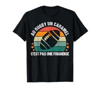 Au Rugby Un Caramel C'est Pas Une Friandise Joueur De Rugby T-Shirt