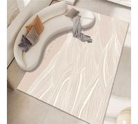 AU-SHTANG Tapis d Entree Interieur Table Basse, canapé Moelleux, Tapis Facile d'entretienanti Derapant Tapis,Gris,40x60cm