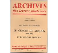 Au Siècle d'or hollandais : Le cercle de Muiden (1609-1647) et la culture française