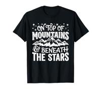 Au Sommet des Montagnes sous Les étoiles, randonnée, Trekking, randonnée T-Shirt