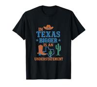 Au Texas, plus grand est une fierté d'État discrète T-Shirt