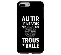 Au tir Je ne Vois Que des Trous de Balle Humour tir Sportif Coque pour iPhone 7 Plus/8 Plus
