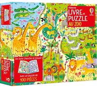 Au zoo - Coffret livre et puzzle (100 pièces) - Dès 5 ans
