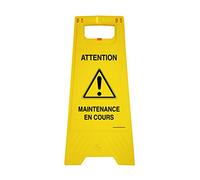 AUA SIGNALETIQUE - Chevalet signalisation - Poids 1KG en Plastique- (Maintenance en Cours)