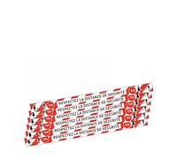 AUA SIGNALETIQUE - Lot de 6 Bandes de Marquage au Sol - Respectez la Distance de sécurité - Rouge - Autocollant laminé - 1300x100mm