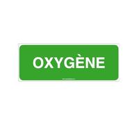 AUA SIGNALETIQUE - Panneau Oxygène-B - 200x75 mm, Aluminium Dibond 3mm