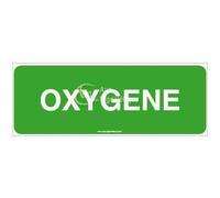 AUA SIGNALETIQUE - Panneau Oxygène-B - 320x120 mm, PVC 1.5mm