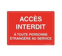AUA SIGNALETIQUE - Panneau Prépercé (4 trous) avec angles arrondis - PVC Rigide 1.5 mm - (210 x 150 mm)