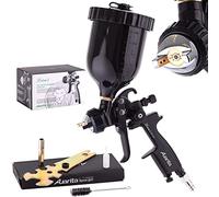 Auarita HVLP Lion 1 Black Pistolet pulvérisateur à Technologie 1,4mm Buse Durable Capacité de 600 ML pour Peindre Trois Modes de réglage Très Efficace Bon pour Les matériaux Lourds