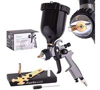 Auarita LVMP Technology Pistolet Lion 1 Grey Buse 1,4mm Durable Capacité 600 ML pour Peinture Bois Acrylique à Base d'eau et Vernis Incolores