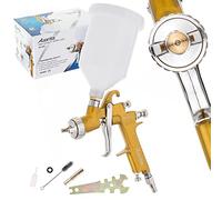 Auarita LVMP Technology Pistolet W-400 Buse 2,5 mm Durable Capacité 600 ML pour Peinture Bois Acrylique à Base d'eau et Vernis Incolores