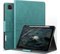 AUAUA Coque de Protection pour iPad Pro 11 2021/2020/2018 Cuir synthétique avec Porte-Stylo Apple et Fonction Veille Automatique Étui pour iPad Pro 11 3rd/2nd/1st Generation (Vert)