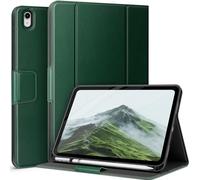 AUAUA Coque pour iPad (A16) 11e (11 Pouces)/10e génération (10,9 Pouces), avec Porte-Crayon et Poche, Plusieurs Angles de visualisation, Fermeture magnétique (Vert)