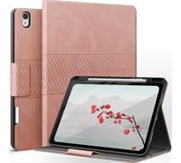 AUAUA Coque pour iPad Air 13" M4/M3/M2 (2026/2025/2024), avec Porte-Stylo, Support Pencil Pro/USB-C, Veille/réveil Automatique (Rose)