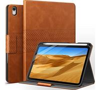 AUAUA Étui pour iPad Mini 7/6 (8,3" 2024/2021) avec Porte-Crayon, Mise en Veille/réveil Automatique, Cuir PU (Marron)