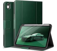 auaua Étui pour iPad Mini 7 (A17 Pro), iPad Mini 7e/6e génération (2024/2021 8,3"), avec Poche Avant, Angle de Saisie, Fermeture magnétique Multifonction, Mise en Veille/réveil Automatique (Vert)
