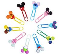 AUAUY 10PCS Mignon Souris Trombones, Créatifs Trombones Mignons Petits Trombones Acier Inoxydable Trombones en Métal Petits Signets pour Trier et Organiser Papiers Bureau École Usage, Rentrée Scolaire