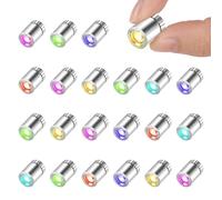 AUAUY 22 pcs Mini Lumières LED, Mini LED à Pile, Petites Lumières pour L'artisanat, pour Lanterne en Papier, Décoration de Maison de Poupée, Décoration de Fête, Coloré