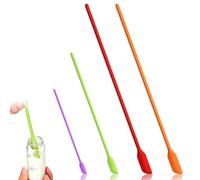 AUAUY 4 Pcs Spatules en Silicone Petite, Réutilisable Spatule de Maquillage