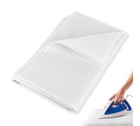 AUAUY Entoilage Thermocollant 100x200 cm, Tissu Thermocollant Fer à Repasser, Poids Moyen, non Tissé Blanc 50g/m², pour Travaux Manuels, Couture, Plis de Repassage, Confection de Vêtements