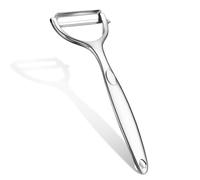 AUAUY Eplucheur Legumes en Acier Inoxydable, avec Lame Tranchante, Éplucheur Fruits et Légumes en Y, éplucheur Ergonomique Antidérapant pour Pommes de Terre, Carottes, Légumes et Fruits (Argent)