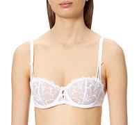Aubade Demi Bra pour Femme - Au Bal De Flore - Blanc 75 (Taille FR: 90F)
