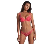 Aubade Soutien-Gorge Coque Plunge Parenthèse Tropicale (Joy), 85 A (EU 70), Soutien-Gorge Coque, Rose, Broderie Bonnet: 63% Polyester 28% Polyamide 9% Elasthanne