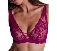Aubade Soutien-Gorge Triangle Plunge Rythm of Desire (Radiant Pink), 90 D (EU 75), Rose, Dentelle:85% Polyamide 15% Elasthanne Dentelle Bonnet:100% Polyamide Doublure:100% Polyester
