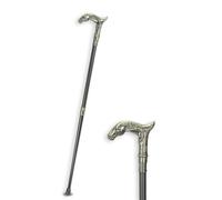 aubaho Canne de marche cheval - Bâton décoratif - Réplique rétro - Décoration