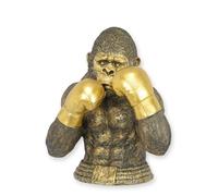 aubaho Figurine en résine représentant un gorille boxant réplique rétro décoration