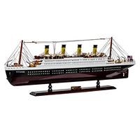 aubaho Modèle de Navire Maquette de Bateau décoration Maritime Titanic 80cm Pas de kit