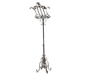 aubaho Musique Fer pupitre Baroque à 170cm Marron