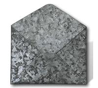 aubaho Porte-Lettre Mural Boite aux Lettres Corbeille à Lettres Zinc Style Antique