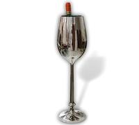 aubaho Seau à Glace sur Pied - pour Champagne/vin - matériau nickelé - 63cm
