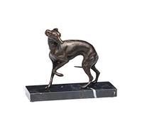 aubaho Statuette de lévrier/Chien de Chasse - métal/Aspect Bronze