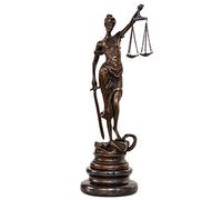 aubaho Statuette « Justitia » - Bronze - Style Antique Statue - 24cm