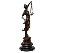 aubaho Statuette « Justitia » - en Bronze Style Antique Statue - 24cm