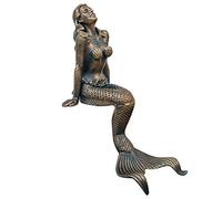 aubaho Statuette sirène décoration Fer Statuette Figure Style Antique