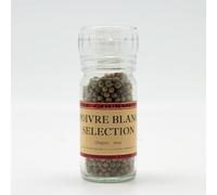 Aube-Gourmet Poivre blanc sélection en moulin rechargeable 75ml de 45 grammes
