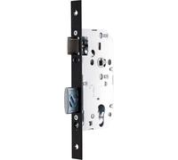 Aube Model D455 ¿ Recessed Lock with Cylinder Passage (Not Included) for Front Door ¿ Reversible, NF Level 3 Certified, Brass Square End Head, Axis 40 mm