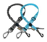 AUBELL Ceinture de sécurité pour chien, ceinture de sécurité de voiture 3 en 1 mise à jour pour chiens, attache de voiture élastique pour chien avec loquet à clip et boucle, harnais de voiture robuste