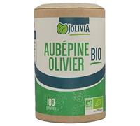 Aubépine Olivier Bio - 180 gélules végétales de 200 mg | Format Gélule | Complément Alimentaire | Vegan | Fabriqué en France