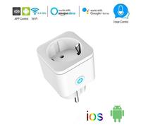 Aubess Prise Intelligente Eu Prise De Courant Wifi Smart Life Télécommande Minuterie Commande Vocale Fonctionne Avec Alexa Google Home Yandex
