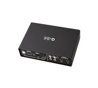 AUBEST Table de Mixage DJ, Carte Son Professionnelle Q-24 avec Moniteur de Guitare électrique, Enregistrement en Direct, Diffusion for Chant, Ordinateur, PC, Studio