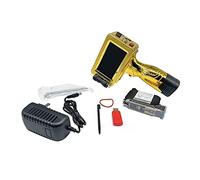 AUBEST Variable de 25,4 mm QR Bar Batch Code Numéro de Date Logo Date d'expiration Étiquette Portable Main Portable Jet Thermal Imprimante à Jet d'encre Thermique(English with Ink)