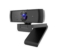 AUBEST Webcam, Webcam 2K FHD Autofocus Webcam d'ordinateur 30FPS Caméra Web USB avec Microphone et Cache de confidentialité for Les conférences, la Diffusion en Direct, l'enregistrement