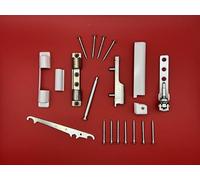 Aubi Siegenia Si Kit de roulement d'angle EW001/EB005 + roulement de direction LL300 e réglage avec capuchons blancs pour remplacer les roulements d'angle défectueux et les roulements de guidon