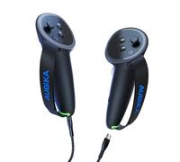 Aubika Rechargeables Grip Cover pour Meta Quest 3, Oculus Quest 3S Accessoires, avec 2 Piles de Remplacement, Protecteur dans VR